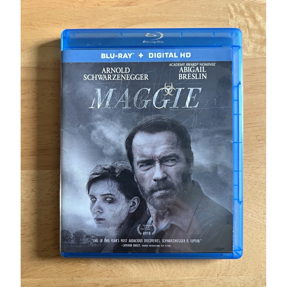 Lionsgate Maggie (Blu-ray, 2015) Schwarzenegger Breslin Digital HD Widescreen